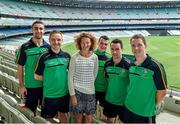 14 November 2014; Ireland's James McCarthy, Ross Munnelly, Paddy O'Rourke, Finian Hanley and Colm O'Neill with former World Champion, European Champion and World Cross Country Champion Sonia O’Sullivan before an Irish Australian Chamber Function at Melbourne Cricket Ground, Melbourne, Victoria, Australia. Picture credit: Ray McManus / SPORTSFILE