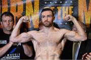 14 November 2014; Matthew Macklin weighs-in ahead of his WBC International Middleweight Title Fight v Jorge Sebastien Heiland. Citywest Hotel, Saggart, Co. Dublin. Picture credit: Ramsey Cardy / SPORTSFILE