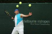 19 June 2007; Comedian Gary Cooke was on hand to launch the Shelbourne Men's Irish Open tennis championships. The event, which has a prize fund of US$50,000, takes place from July 1-7 at Fitzwilliam Lawn Tennis Club in Dublin. Picture Credit: Pat Murphy / SPORTSFILE.