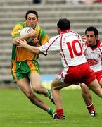 17 June 2007; Rory Kavanagh, Donegal, in action against Brian Dooger, Tyrone. Bank of Ireland Ulster Senior Football Championship Semi-Final, Tyrone v Donegal, St Tighearnach's Park, Clones, Co Monaghan. Picture credit: Oliver McVeigh / SPORTSFILE