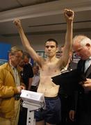 22 June 2007; European Champion Bernard Dunne during the Hunky Dorys Fight Night weigh-in. Tara Towers Hotel, Dublin. Picture credit: Pat Murphy / SPORTSFILE