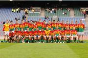 24 June 2007; The Carlow squad. ESB Leinster Minor Football Championship Semi-Final, Carlow v Louth, Croke Park, Dublin. Picture credit: Matt Browne / SPORTSFILE