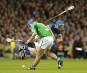 24 June 2007; Benny Dunne, Tipperary, in action against Stephen Lucey, Limerick. Guinness Munster Senior Hurling Championship Semi-Final, 2nd Replay, Limerick v Tipperary, Gaelic Grounds, Limerick. Picture credit: Brendan Moran / SPORTSFILE