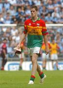24 June 2007; Brendan Murphy, Carlow, leaves the field after being sent off after players from both side's became involved in tussle. ESB Leinster Minor Football Championship Semi-Final, Carlow v Louth, Croke Park, Dublin. Picture credit: Pat Murphy / SPORTSFILE