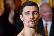 14 November 2014; Anthony Crolla after weighing in for his lightweight bout against Gyorgy Mizei Jnr. Citywest Hotel, Saggart, Co. Dublin. Picture credit: Ramsey Cardy / SPORTSFILE