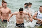15 November 2014; Sean Cavanagh and members of the Ireland panel during a 'beach recovery session' after training ahead of their International Rules Series warm up game against VFL All Stars on Sunday 16th. Ireland International Rules Squad Training, Sandringham beach, Melbourne, Victoria, Australia. Picture credit: Ray McManus / SPORTSFILE