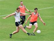 15 November 2014; Ireland's Colm O'Neill, Ciaran McDonald and Colm Boyle in action during International Rules squad training ahead of their International Rules Series warm up game against VFL All Stars on Sunday 16th. Ireland International Rules Squad Training, Sandringham VFL Ground, Melbourne, Victoria, Australia. Picture credit: Ray McManus / SPORTSFILE