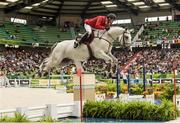 2 September 2014; Hungary's László Tóth on Isti competing during the First Round of the Showjumping. 2014 Alltech FEI World Equestrian Games, Caen, France. Picture credit: Ray McManus / SPORTSFILE
