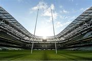 16 November 2014; A general view of the Aviva Stadium before the match. Guinness Series, Ireland v Georgia, Aviva Stadium, Lansdowne Road, Dublin. Picture credit; Brendan Moran / SPORTSFILE