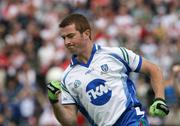 24 June 2007; Thomas Freeman, Monaghan, celebrates after scoring the opening point. Bank of Ireland Ulster Senior Football Championship Semi-Final, Derry v Monaghan, Casement Park, Belfast, Co. Antrim. Picture credit: Oliver McVeigh / SPORTSFILE