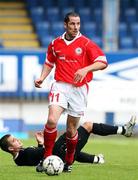 23 June 2007; Gary Kennedy, Cliftonville. UEFA Intertoto Cup, 1st round, 1st leg, Cliftonville v Dinaburg FC, Windsor Park, Belfast, Co. Antrim. Picture credit: Oliver McVeigh / SPORTSFILE