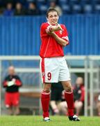 23 June 2007; Chris Scannell, Cliftonville. UEFA Intertoto Cup, 1st round, 1st leg, Cliftonville v Dinaburg FC, Windsor Park, Belfast, Co. Antrim. Picture credit: Oliver McVeigh / SPORTSFILE