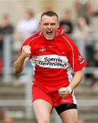 24 June 2007; Paddy Bradley, Derry, celebrates after scoring a goal. Bank of Ireland Ulster Senior Football Championship Semi-Final, Derry v Monaghan, Casement Park, Belfast, Co. Antrim. Picture credit: Oliver McVeigh / SPORTSFILE