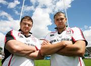 27 June 2007; Ulster's Jarlath Carey and Neil Hanna at a press conference unveiling new signings for the new season. Ulster Rugby Press Conference, Ravenhill Park, Belfast, Co. Antrim. Picture credit; Oliver McVeigh / SPORTSFILE