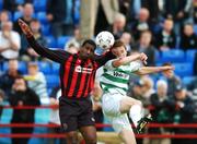 29 June 2007; Darren Mansaram, Bohemians, in action against Ger O'Brien, Shamrock Rovers. eircom League Premier Division, Shamrock Rovers v Bohemians, Tolka Park, Dublin. Picture credit: Matt Browne / SPORTSFILE