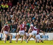 16 November 2014; A general view of spectators at the game that was attended by 8,612 people. Kilkenny Senior Hurling Championship Final, Clara v Ballyhale Shamrocks, Nowlan Park, Co. Kilkenny. Picture credit: Piaras Ó Mídheach / SPORTSFILE