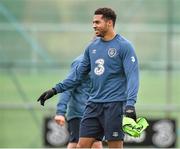 17 November 2014; Republic of Ireland's Cyrus Christie during squad training ahead of their side's international friendly match against the USA on Tuesday. Republic of Ireland Squad Training, Gannon Park, Malahide, Co. Dublin. Picture credit: David Maher / SPORTSFILE