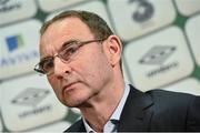 17 November 2014; Republic of Ireland manager Martin O'Neill during a press conference ahead of Tuesday's friendly match at home to the USA. Republic of Ireland Press Conference, Three Offices, Sir John Rogerson’s Quay, Dublin. Picture credit: David Maher / SPORTSFILE