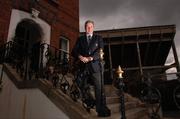 29 June 2007; The 120th President of the Irish Rugby Football Union Mr. Der Healy outside the IRFU offices at 62 Lansdowne Road, Dublin. Picture credit: Matt Browne /SPORTSFILE