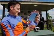 30 June 2007; Kieren Fallon after winning the Audi Pretty Polly Stakes aboard Peeping Fawn. Curragh Racecourse, Co. Kildare. Picture credit: Matt Browne / SPORTSFILE