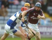 30 June 2007; Damien Hayes, Galway, in action against Ciaran Fitzpatrick, Laois. Guinness All-Ireland Hurling Championship Qualifier, Laois v Galway, O'Moore Park, Portlaoise, Co. Laois. Picture credit: Pat Murphy / SPORTSFILE