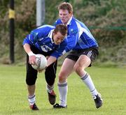 29 June 2007; Monaghan's Padraig McBennett and Shane Duffy during a training session in advance of the Bank of Ireland Ulster Final between Monaghan and Tyrone. GAA Training & Development Centre, Cloghan, Castleblayney, Co.Monaghan. Picture credit; Oliver McVeigh / SPORTSFILE