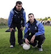 29 June 2007; Monaghan manager Seamus McEnaney and his assistant Martin McElkennon during a training session in advance of the Bank of Ireland Ulster Final between Monaghan and Tyrone. GAA Training & Development Centre, Cloghan, Castleblayney, Co.Monaghan. Picture credit; Oliver McVeigh / SPORTSFILE