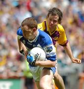 1 July 2007; Brian McCormack, Laois, in action against Ciaran Deely, Wexford. Bank of Ireland Leinster Senior Football Championship Semi-Final, Laois v Wexford, Croke Park, Dublin. Picture credit: David Maher / SPORTSFILE