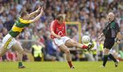 1 July 2007; James Masters, Cork, in action against Marc O Se, Kerry. Bank of Ireland Munster Senior Football Championship Final, Kerry v Cork, Fitzgerald Stadium, Killarney, Co. Kerry. Picture credit: Brendan Moran / SPORTSFILE