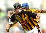 1 July 2007; Noel Hickey, Kilkenny, in action against Michael Jordan, Wexford. Guinness Leinster Senior Hurling Championship Final, Kilkenny v Wexford, Croke Park, Dublin. Picture credit: David Maher / SPORTSFILE