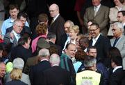 1 July 2007; President Mary McAleese says her goodbyes to Ambassadors from various countries at the end of the game. Guinness Leinster Senior Hurling Championship Final, Kilkenny v Wexford, Croke Park, Dublin. Picture credit: David Maher / SPORTSFILE
