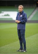 17 November 2014; USA head coach Jurgen Klinsmann during squad training ahead of Tuesday's friendly match against the Republic of Ireland. USA Squad Training, Aviva Stadium, Lansdowne Road, Dublin. Picture credit: Pat Murphy / SPORTSFILE