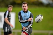 17 November 2014; Munster's JJ Hanrahan in action during squad training ahead of their Guinness PRO12, Round 8, match away to Newport Gwent Dragons on Friday. Munster Rugby Squad Training, University of Limerick, Limerick. Picture credit: Diarmuid Greene / SPORTSFILE