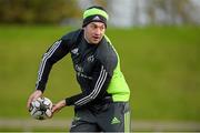 17 November 2014; Munster's Johne Murphy in action during squad training ahead of their Guinness PRO12, Round 8, match away to Newport Gwent Dragons on Friday. Munster Rugby Squad Training, University of Limerick, Limerick. Picture credit: Diarmuid Greene / SPORTSFILE