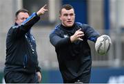 17 November 2014; Leinster's Peter Dooley during squad training ahead of their Guinness PRO12, Round 8, match away to Benetton Treviso on Sunday. Leinster Rugby Squad Training, Donnybrook Stadium, Dublin. Picture credit: Ramsey Cardy / SPORTSFILE