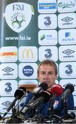17 November 2014; USA head coach Jurgen Klinsmann at a press conference ahead of Tuesday's friendly match against the Republic of Ireland. USA Press Conference, Aviva Stadium, Lansdowne Road, Dublin. Picture credit: Pat Murphy / SPORTSFILE