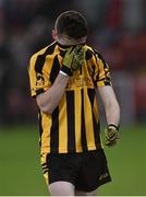 16 November 2014; Conor Gibbons, St Eunan's, dejected after the game. AIB Ulster GAA Football Senior Club Championship Semi-Final, St Eunan's v Omagh St Enda's, Celtic Park, Derry. Picture credit: Ramsey Cardy / SPORTSFILE