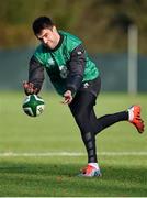 18 November 2014; Ireland's Conor Murray in action during squad training ahead of their side's Guinness Series match against Australia on Saturday. Ireland Rugby Squad Training, Carton House, Maynooth, Co. Kildare. Picture credit: Barry Cregg / SPORTSFILE