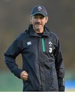 18 November 2014; Ireland assistant coach Les Kiss  during squad training ahead of their side's Guinness Series match against Australia on Saturday. Ireland Rugby Squad Training, Carton House, Maynooth, Co. Kildare. Picture credit: Barry Cregg / SPORTSFILE
