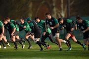 18 November 2014; A view of Ireland players in action during squad training ahead of their side's Guinness Series match against Australia on Saturday. Ireland Rugby Squad Training, Carton House, Maynooth, Co. Kildare. Picture credit: Barry Cregg / SPORTSFILE