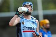 30 June 2007; Andrea Fitzpatrick, Dublin, takes a drink during the game. Gala All Ireland Senior Camogie Championship, O'Duffy Cup, Dublin v Tipperary, Parnell Park, Dublin. Picture credit: Ray McManus / SPORTSFILE