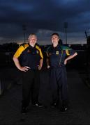 12 June 2007; Manager Colm Coyle, right, and Selector Tommy Dowd at Meath training in advance of the Bank of Ireland Leinster Senior Football Champoinship Replay against Dublin on Sunday. Pairc Tailteann, Navan, Co. Meath. Picture credit Paul Mohan / SPORTSFILE
