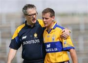 30 June 2007; Clare manager, Tony Considine, with Brian O'Connell, Clare. Guinness All-Ireland Hurling Championship Qualifier, Group 1A, Round 1, Antrim v Clare, Casement Park, Belfast, Co. Antrim. Picture credit: Oliver McVeigh / SPORTSFILE