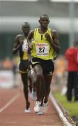 30 June 2007; Charles Bett, Kenya, leads the field during the Men's 3000m at the Cork City Sports. UCC Sports Complex, Mardyke Arena, Cork. Picture credit; Brendan Moran / SPORTSFILE
