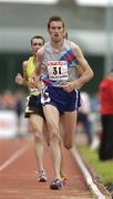 30 June 2007; Joe Sweeney, Ireland, in action during the Men's 3000m at the Cork City Sports. UCC Sports Complex, Mardyke Arena, Cork. Picture credit; Brendan Moran / SPORTSFILE