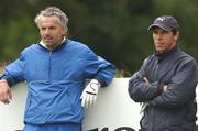4 July 2007; Roberto Donadoni, left, and Gianfranco Zola on the 13th tee box. Smurfit European Open Golf Championship Pro Am, The K Club, Straffan, Co. Kildare. Picture credit: Matt Browne / SPORTSFILE