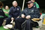 2 July 2007; Limerick manager Richie Bennis, left, and selector Tony Hickey during senior hurling squad training. Gaelic grounds, Limerick. Picture credit; James Horan / SPORTSFILE