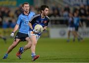 15 November 2014; Ryan McHugh, Ulster Allstars XV, in action against Jack McCaffrey, Dublin 2013 team. #GameForAnto, Ulster Allstars XV v Dublin 2013 team, Kingspan Stadium, Ravenhill Park, Belfast, Co. Antrim. Picture credit: Oliver McVeigh / SPORTSFILE