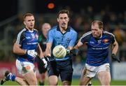 15 November 2014; Nicky Devereux, Dublin 2013, in action against Ciaran McKeever, Ulster Allstars XV team. #GameForAnto, Ulster Allstars XV v Dublin 2013 team, Kingspan Stadium, Ravenhill Park, Belfast, Co. Antrim. Picture credit: Oliver McVeigh / SPORTSFILE