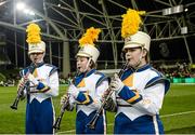 18 November 2014; Tallaght Festival Band perform at half-time. International Friendly, Republic of Ireland v USA, Aviva Stadium, Lansdowne Road, Dublin. Picture credit: Piaras Ó Mídheach / SPORTSFILE